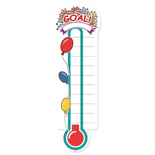 Colourful Fundraising Thermometer Wall Sticker - Default Title