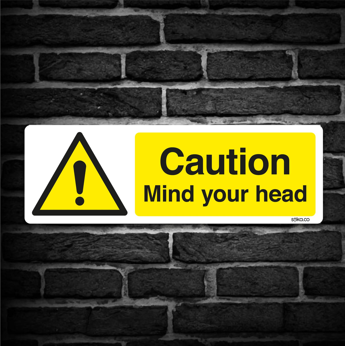Caution Mind Your Head stickers