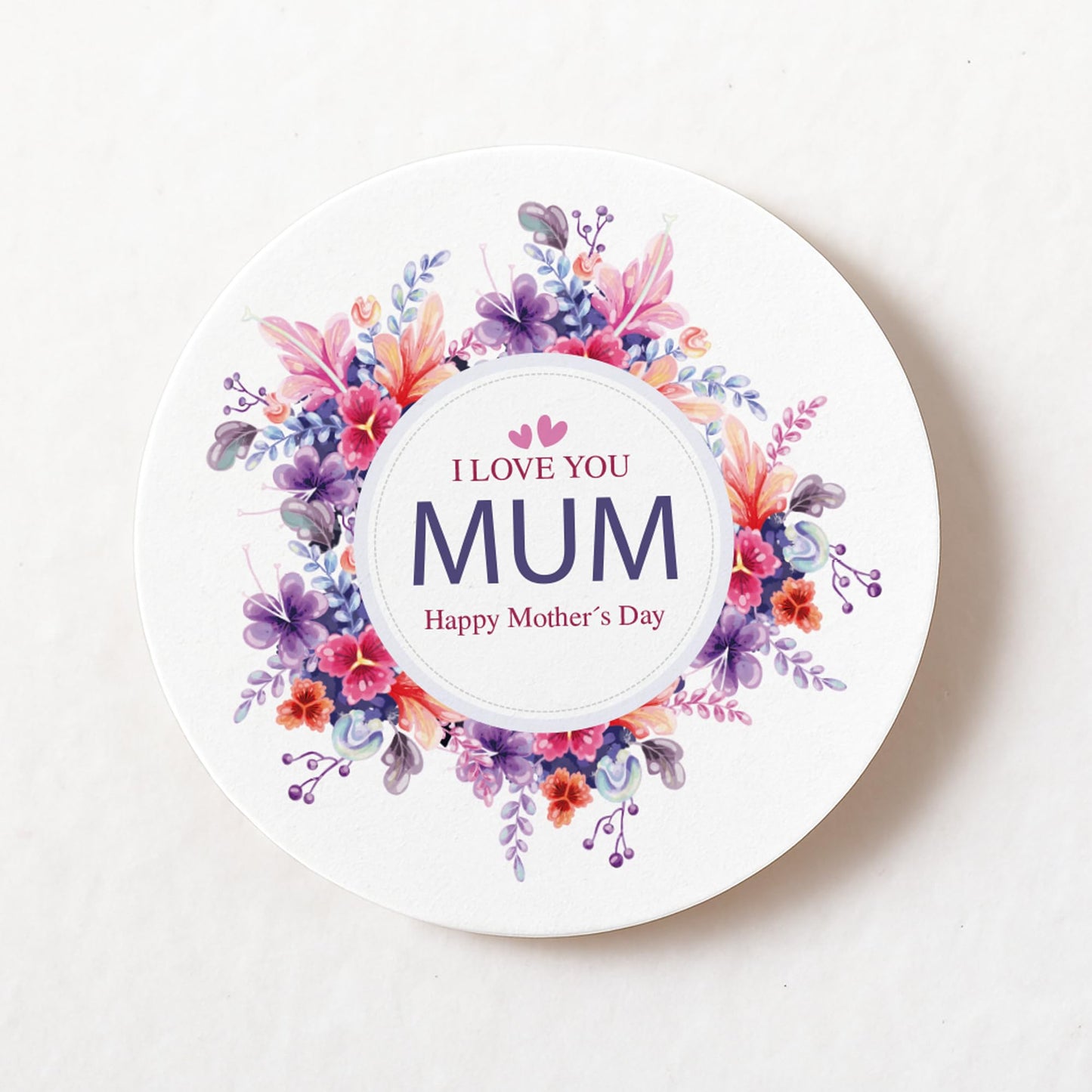 Mother's Day Floral Wreath paper stickers supplied on A5 sheets of 12 - view 6