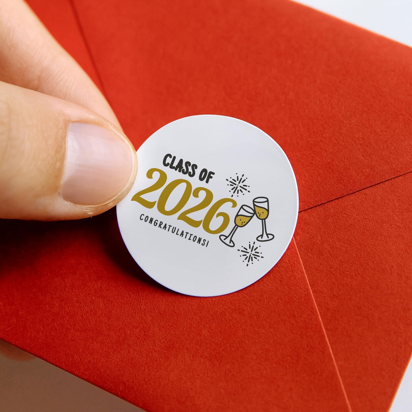 Graduation Class of 2026 Multi-Design paper stickers supplied on A5 sheets of 12 - view 3