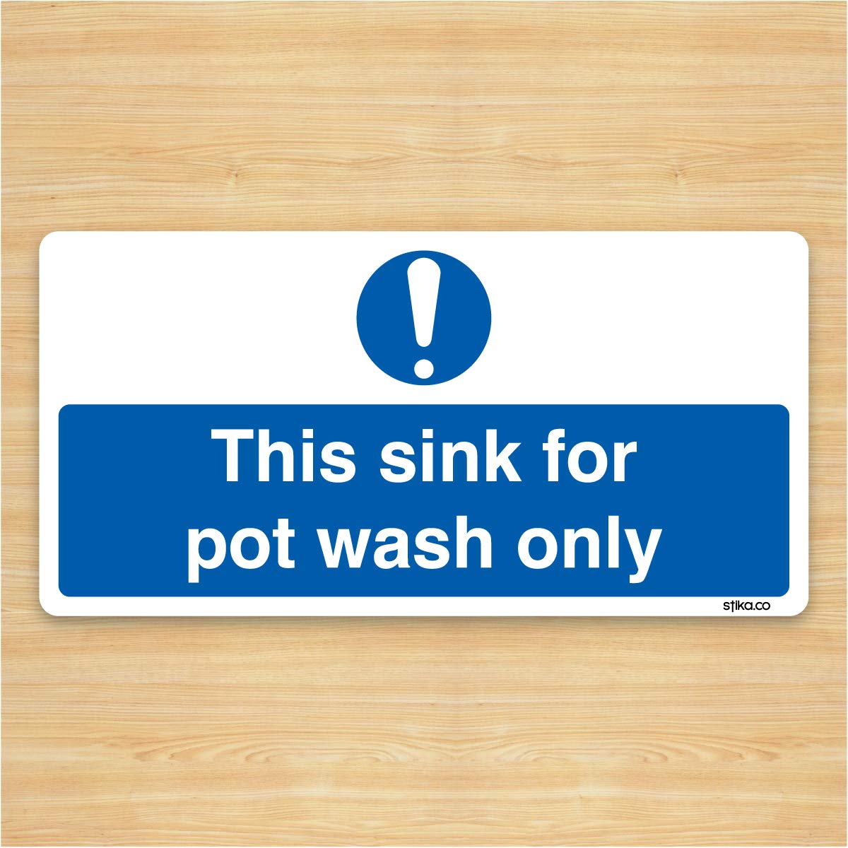 This Sink for Pot Wash Only sticker product image 3