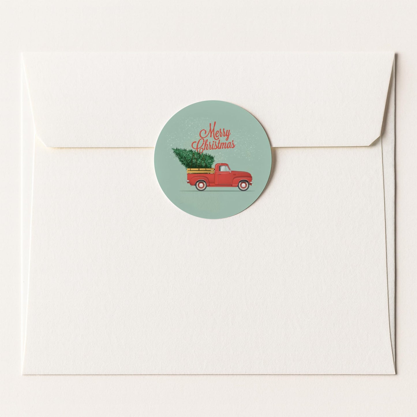 Christmas Tree and Vintage Car paper stickers supplied on A5 sheets of 12 - view 5
