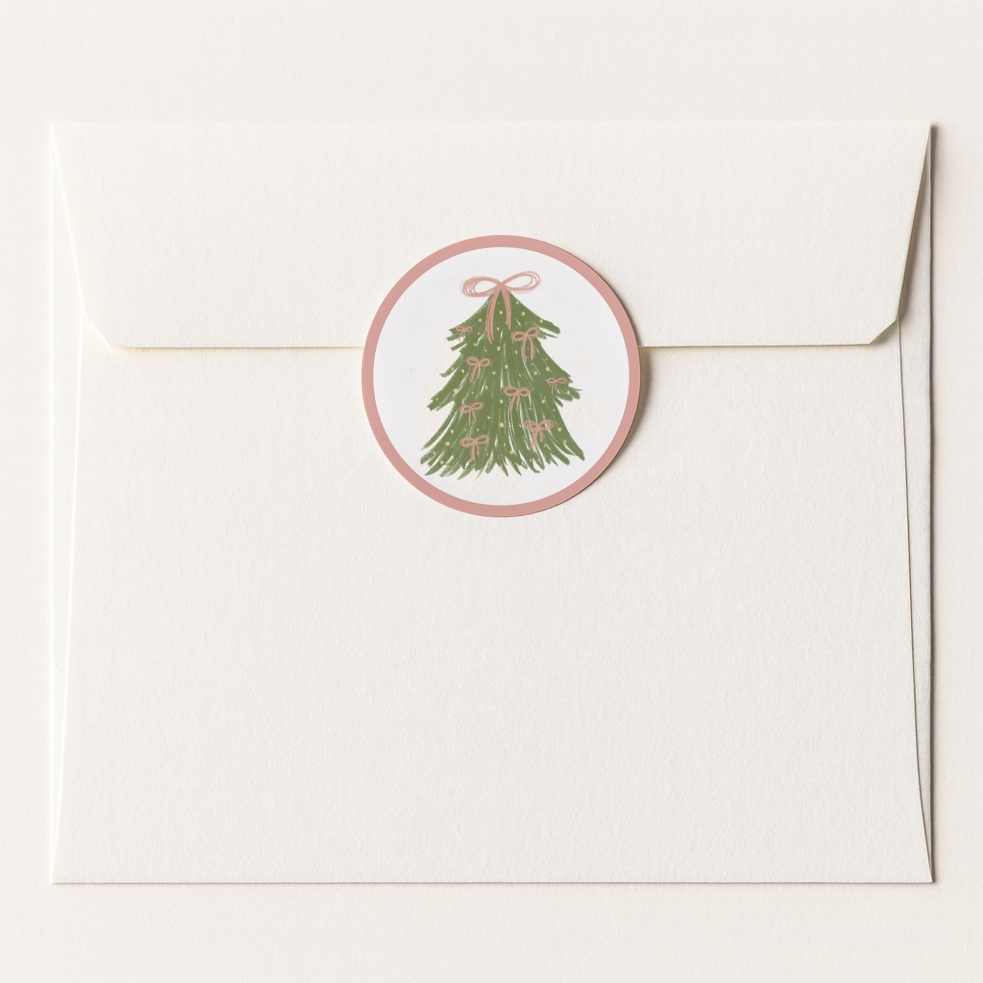 Christmas Bow Tree paper stickers supplied on A5 sheets of 12 - view 5