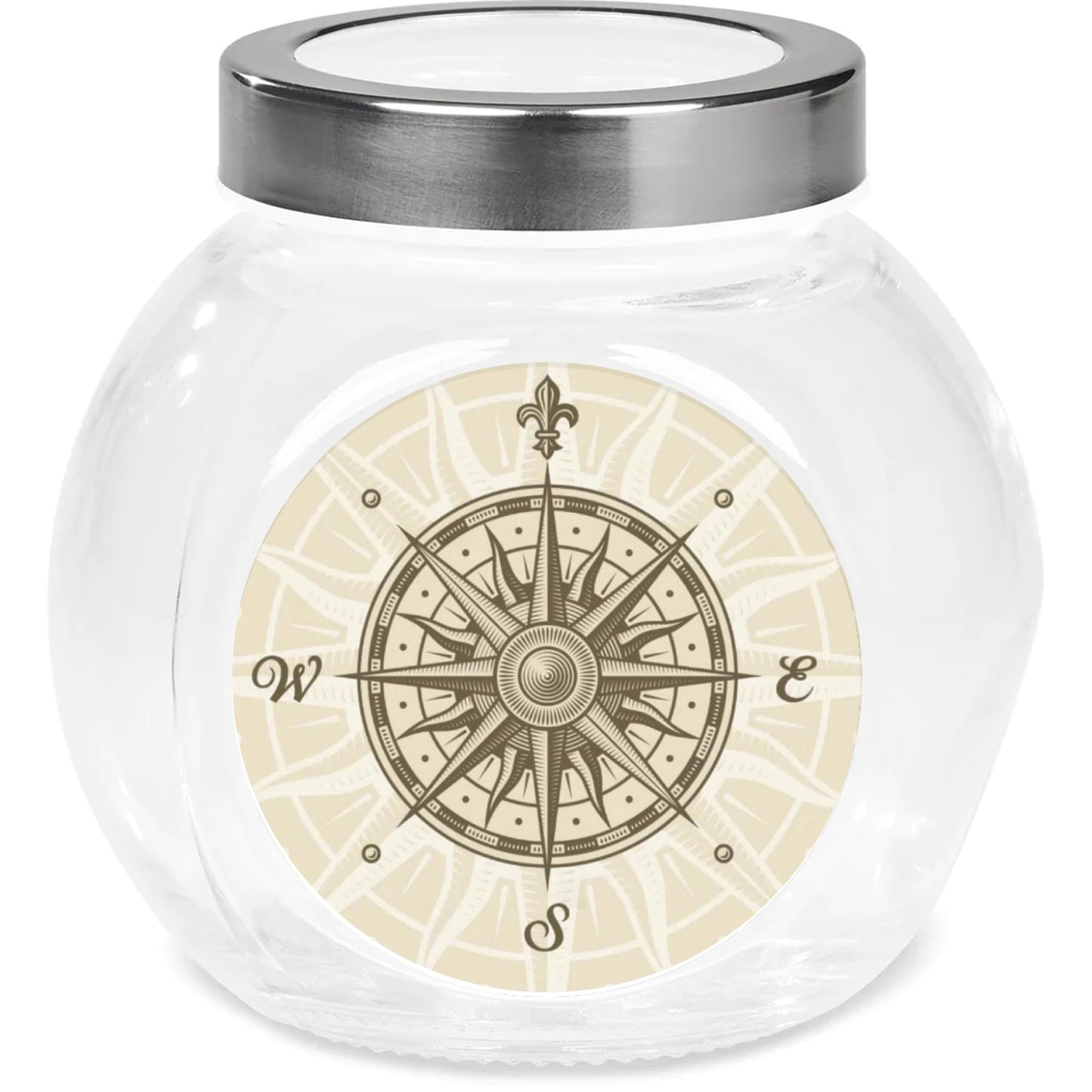 Vintage Nautical Compass Rose paper stickers supplied on A5 sheets of 12 - view 5