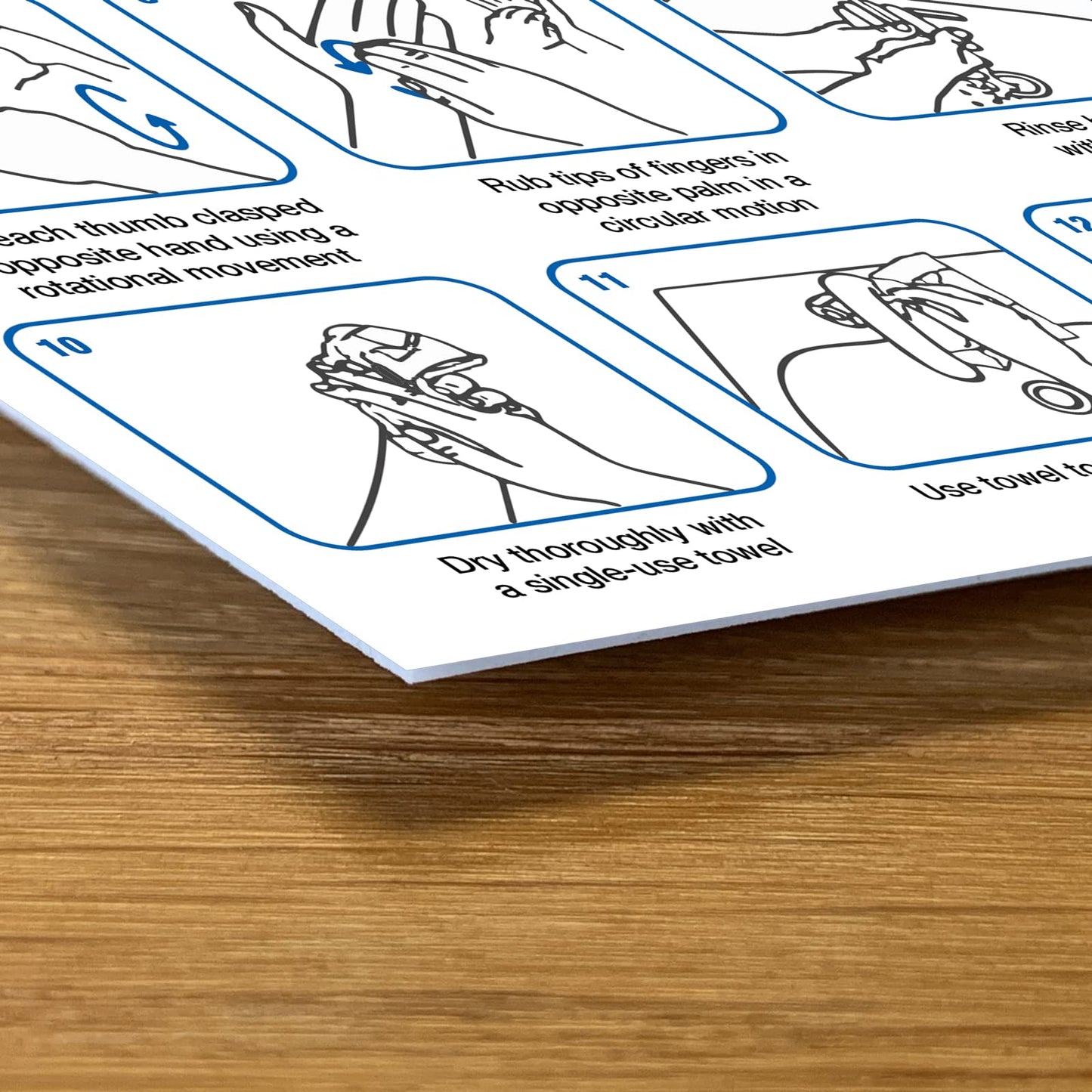 Hand-Washing Technique Signs - product detail