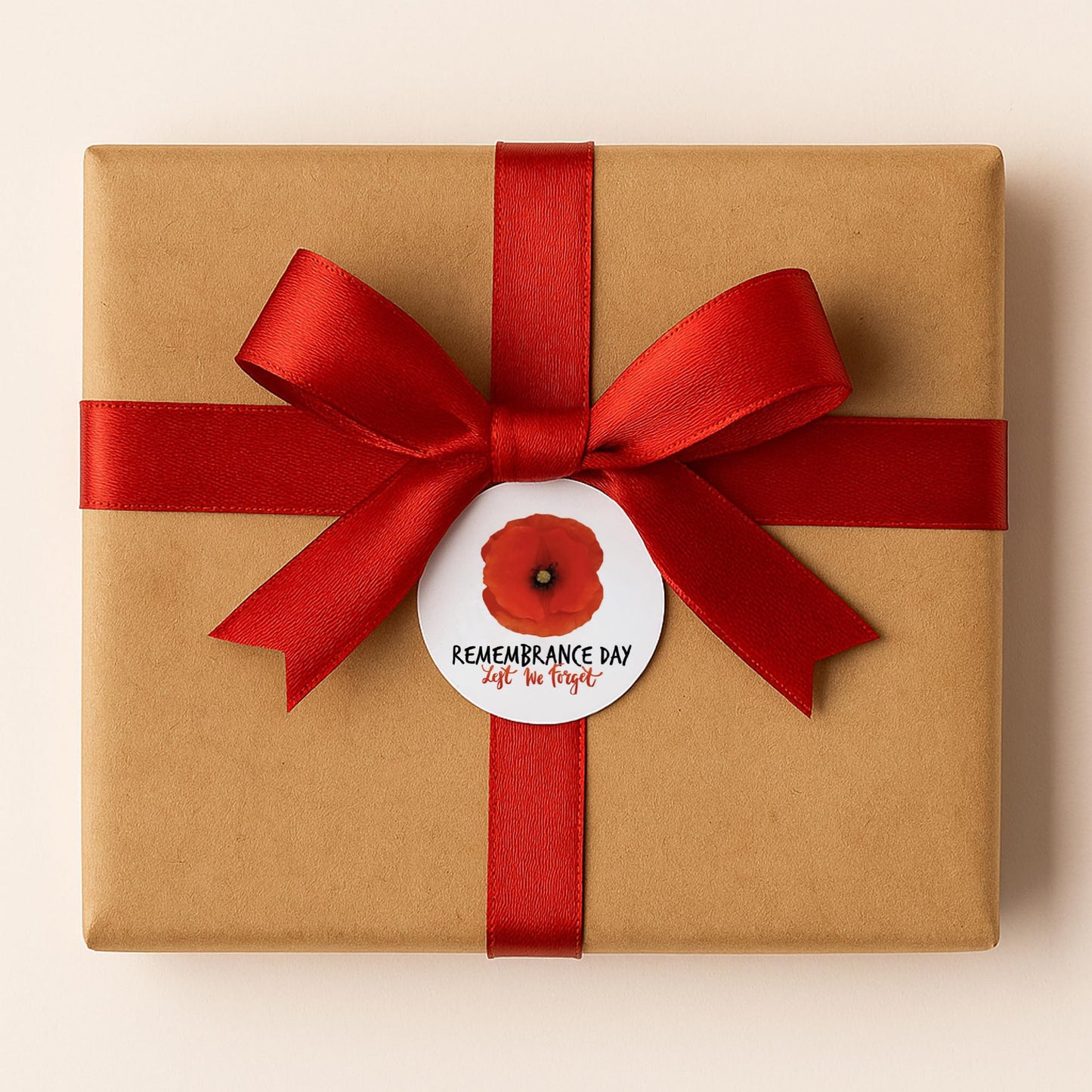 Red Poppy Lest We Forget Remembrance Day paper stickers supplied on A5 sheets of 12 - view 7