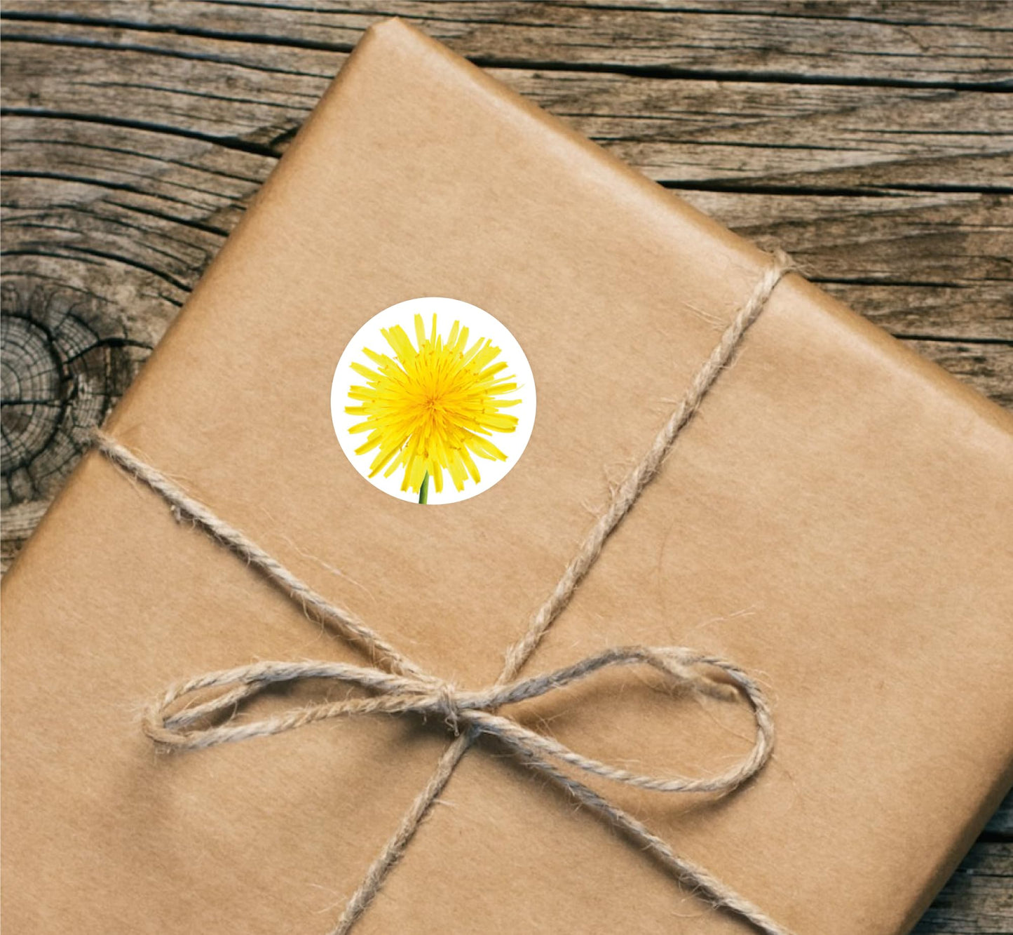 Yellow Dandelion paper stickers supplied on A5 sheets of 12 - view 5