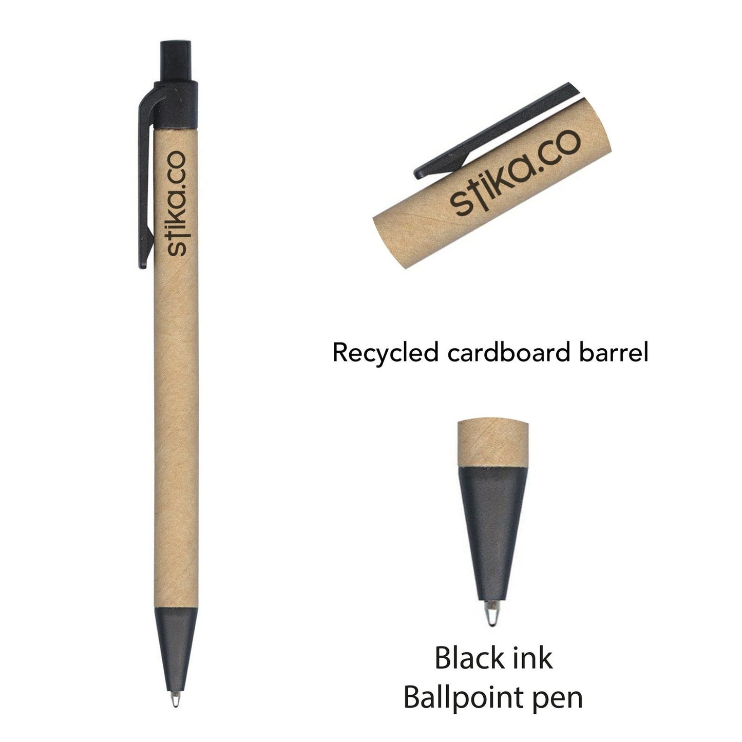 Personalised Biosense Eco Pen custom printed with a business logo