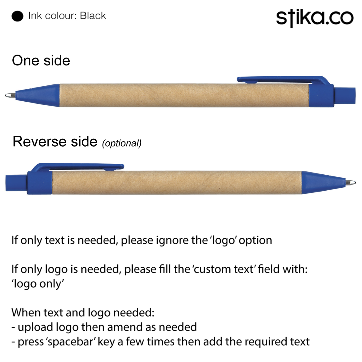Personalised Cardboard Eco Pen