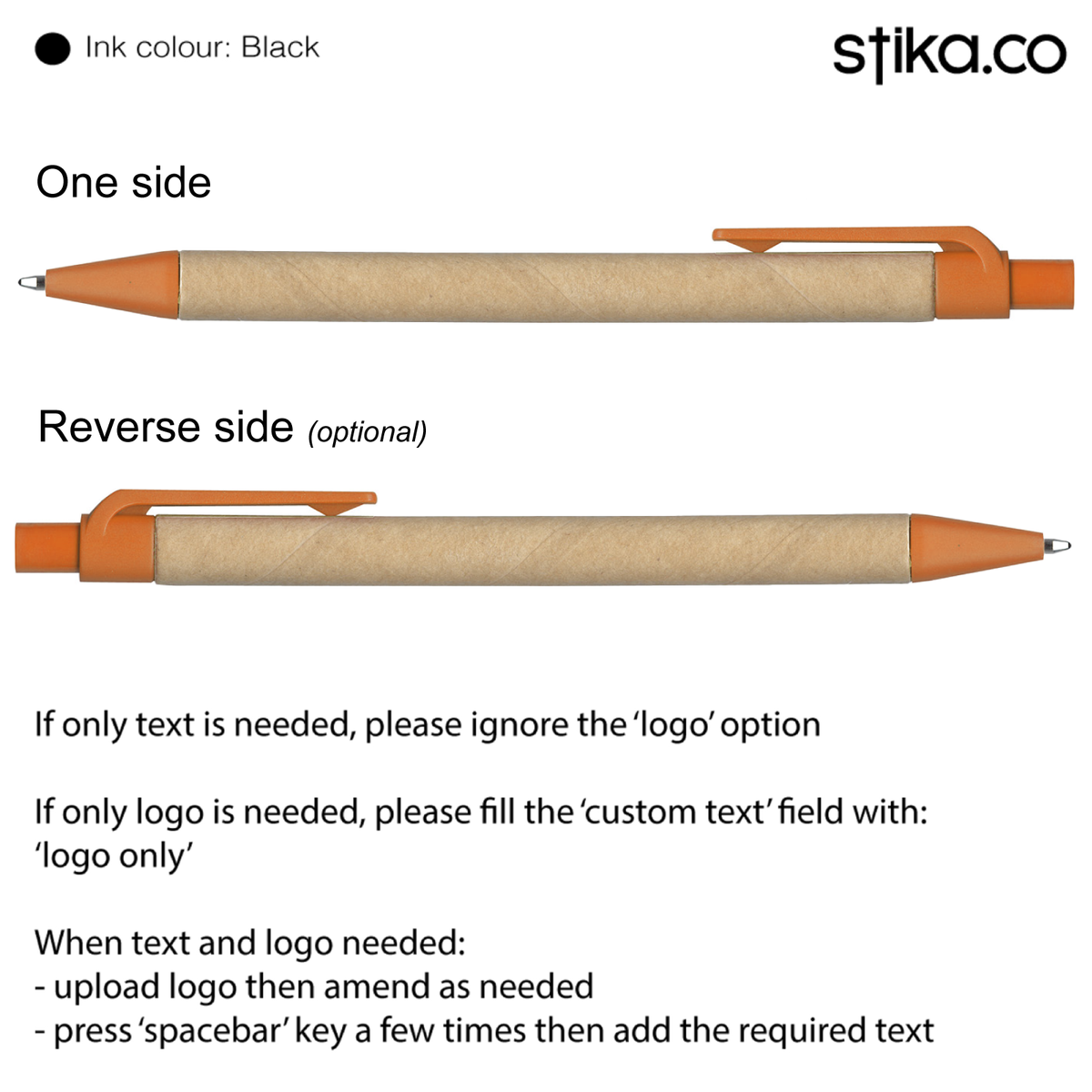 Personalised Cardboard Eco Pen