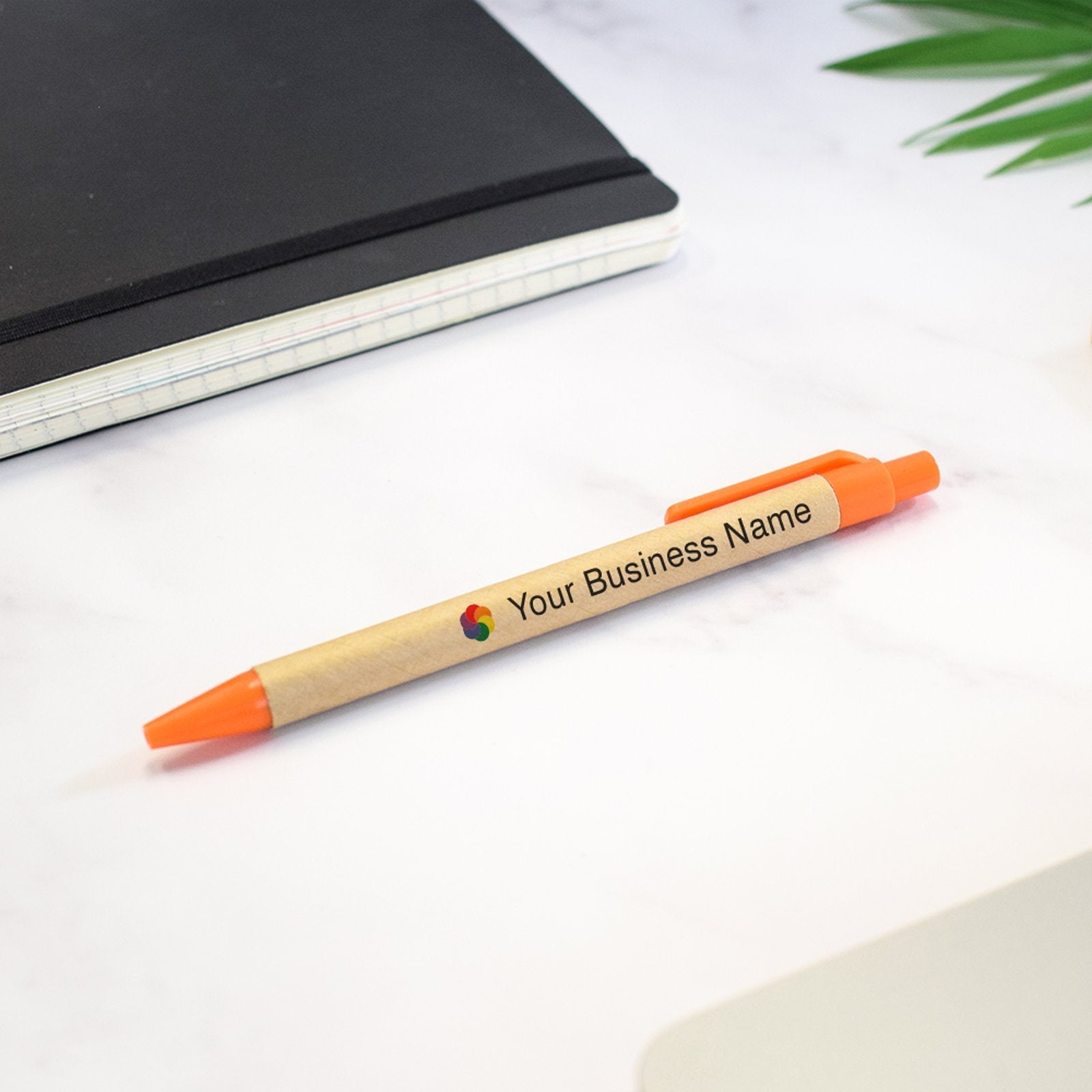 Personalised Biosense Eco Pen custom printed with a business logo