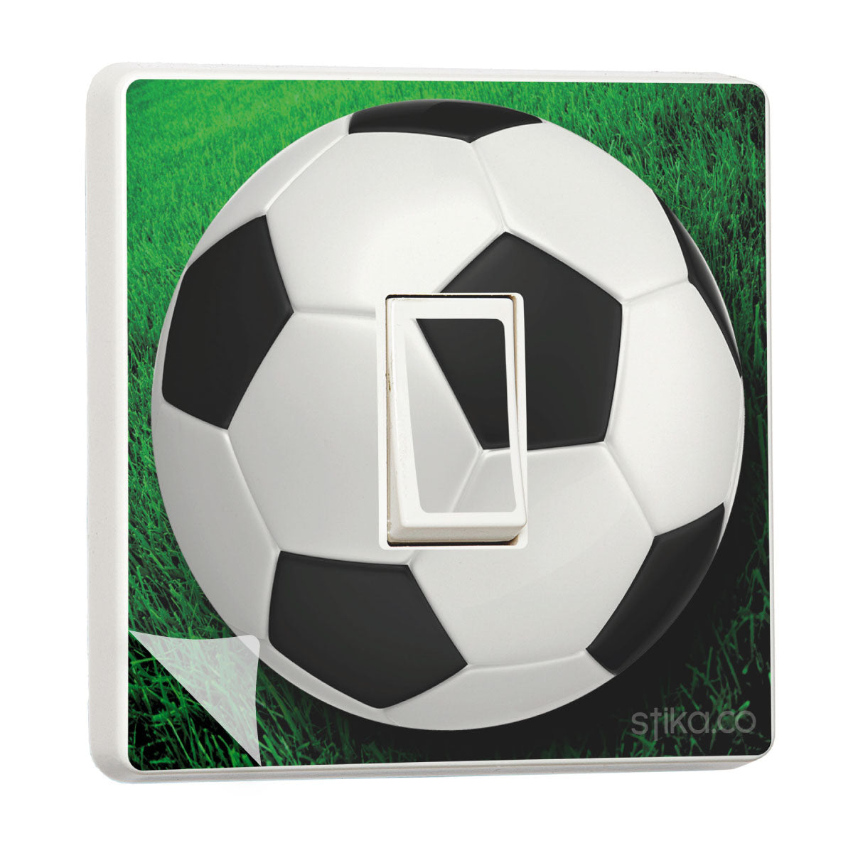 Set of 2 Football self-adhesive vinyl switch cover decals