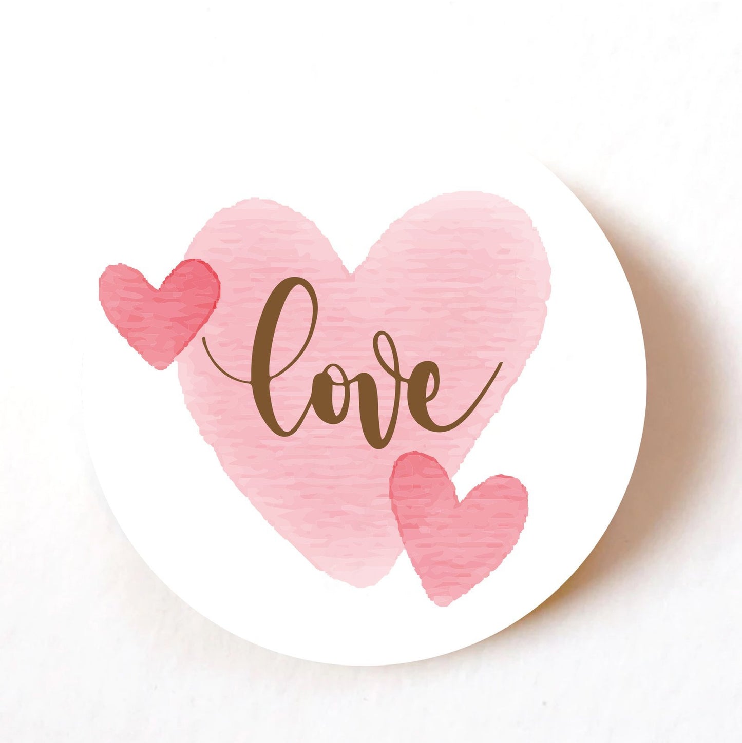 Pink Heart paper stickers supplied on A5 sheets of 12 - view 8
