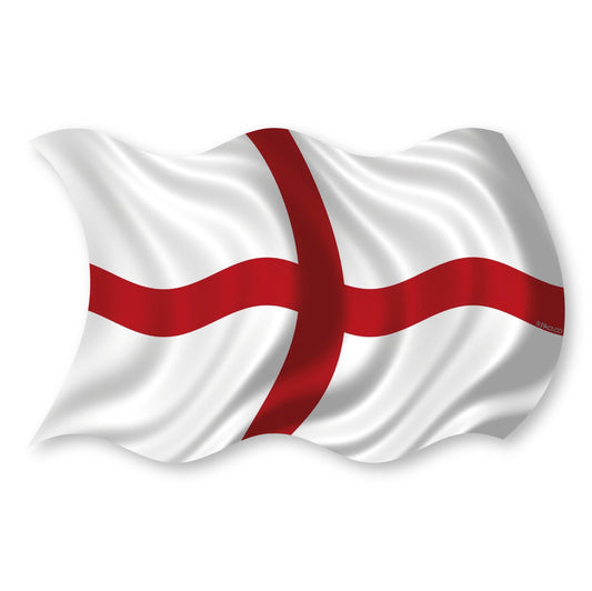 England St George Cross flag vinyl car sticker