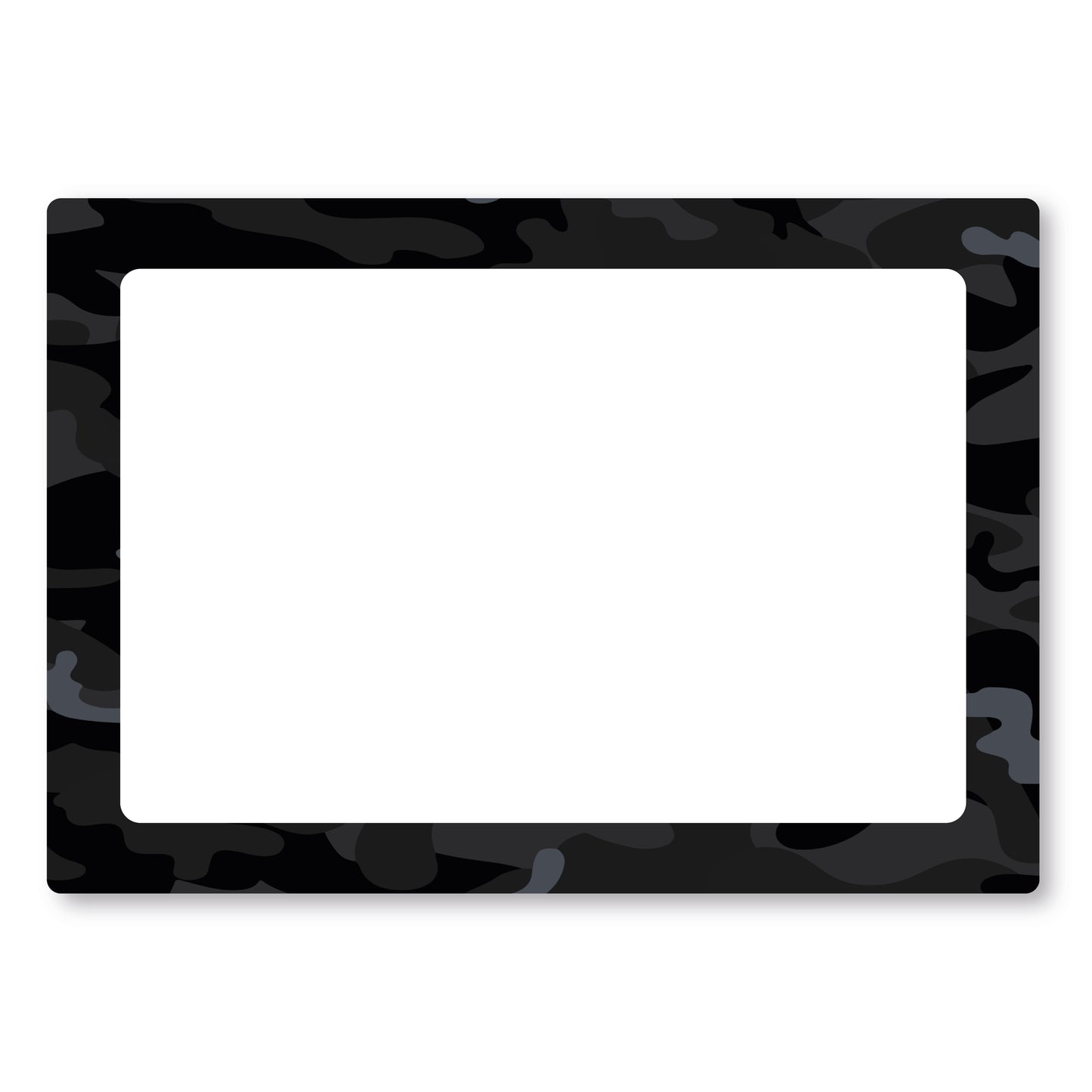 Personalised Black Camouflage Wheelie Bin Stickers - Pack of 4