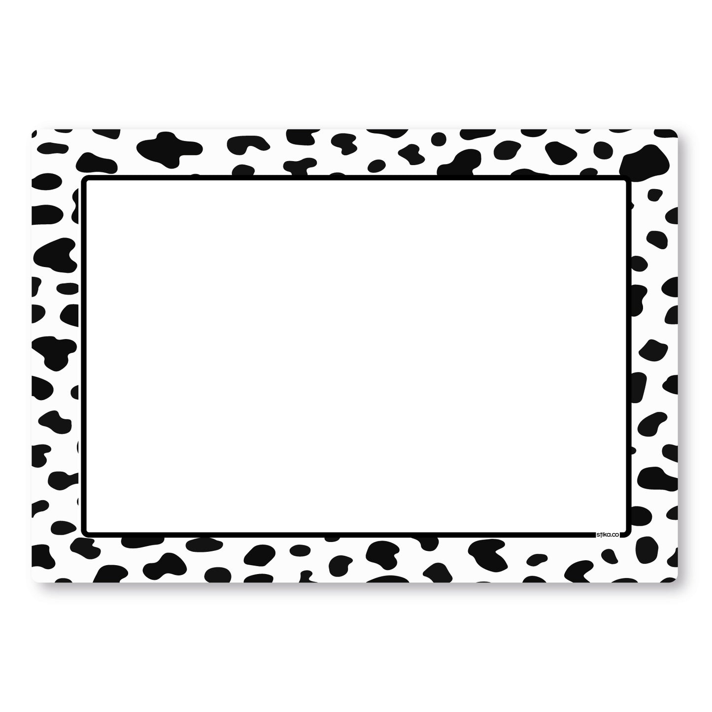 Personalised Dalmatian Print Wheelie Bin Stickers - Pack of 4