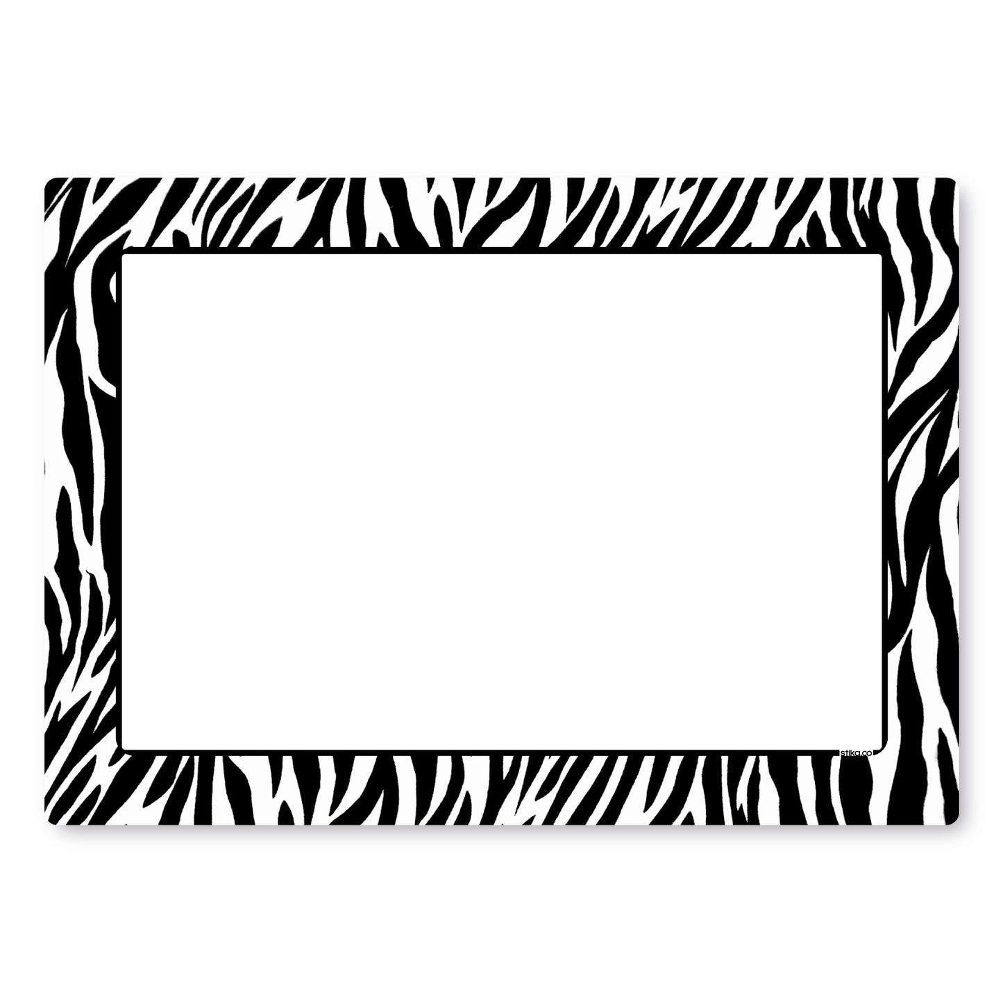 Personalised Zebra Print Wheelie Bin Stickers - Pack of 4