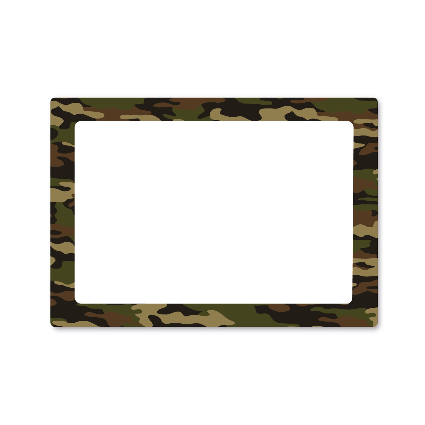 Personalised Green Camouflage Wheelie Bin Stickers - Pack of 4