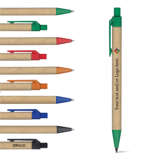 Personalised Biosense Eco Pen custom printed with a business logo