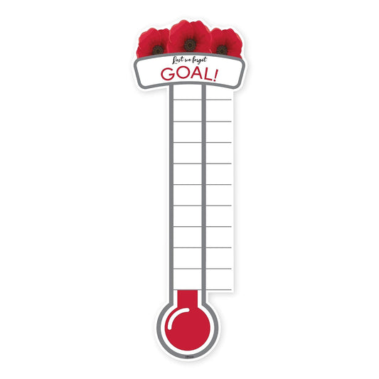 Remembrance Fundraising Thermometer Wall Sticker