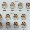 Vintage Father Christmas Stickers - 24-Pack Retro Holiday Paper Labels 7 IMG 1908