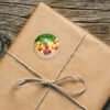 Christmas Decorations Paper Stickers - 40mm Paper Labels - Pack of 24 3 parcel 11