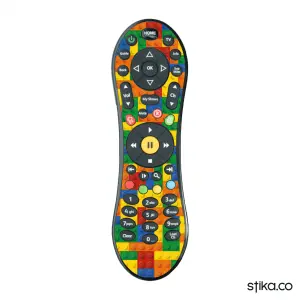 Lego Design, Vinyl sticker for Virgin Media TiVo V6 Remote controller