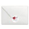 Love Valentine’s Day Stickers – Pack of 24, 72 or 240 Self-Adhesive Paper Labels for Cards, Gifts & Crafts 5 enevelope 1