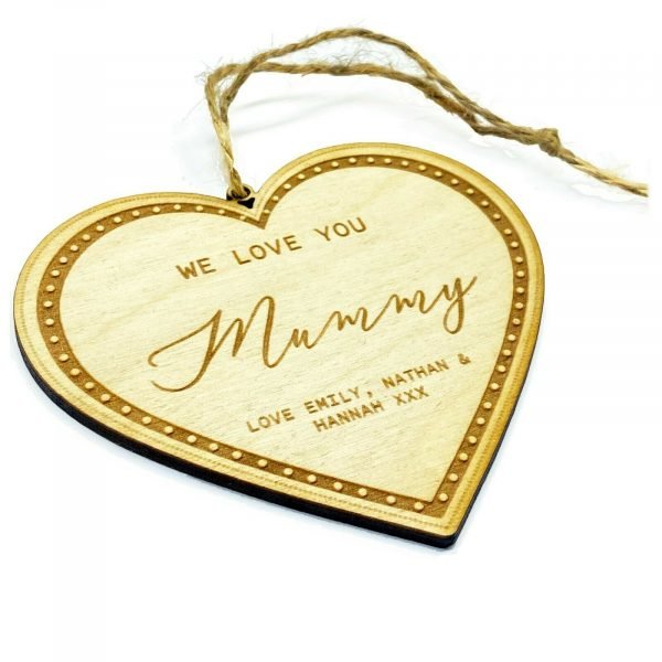 We Love You Mummy, Laser Cut, Grandma Custom Made Mother's Day gift ...