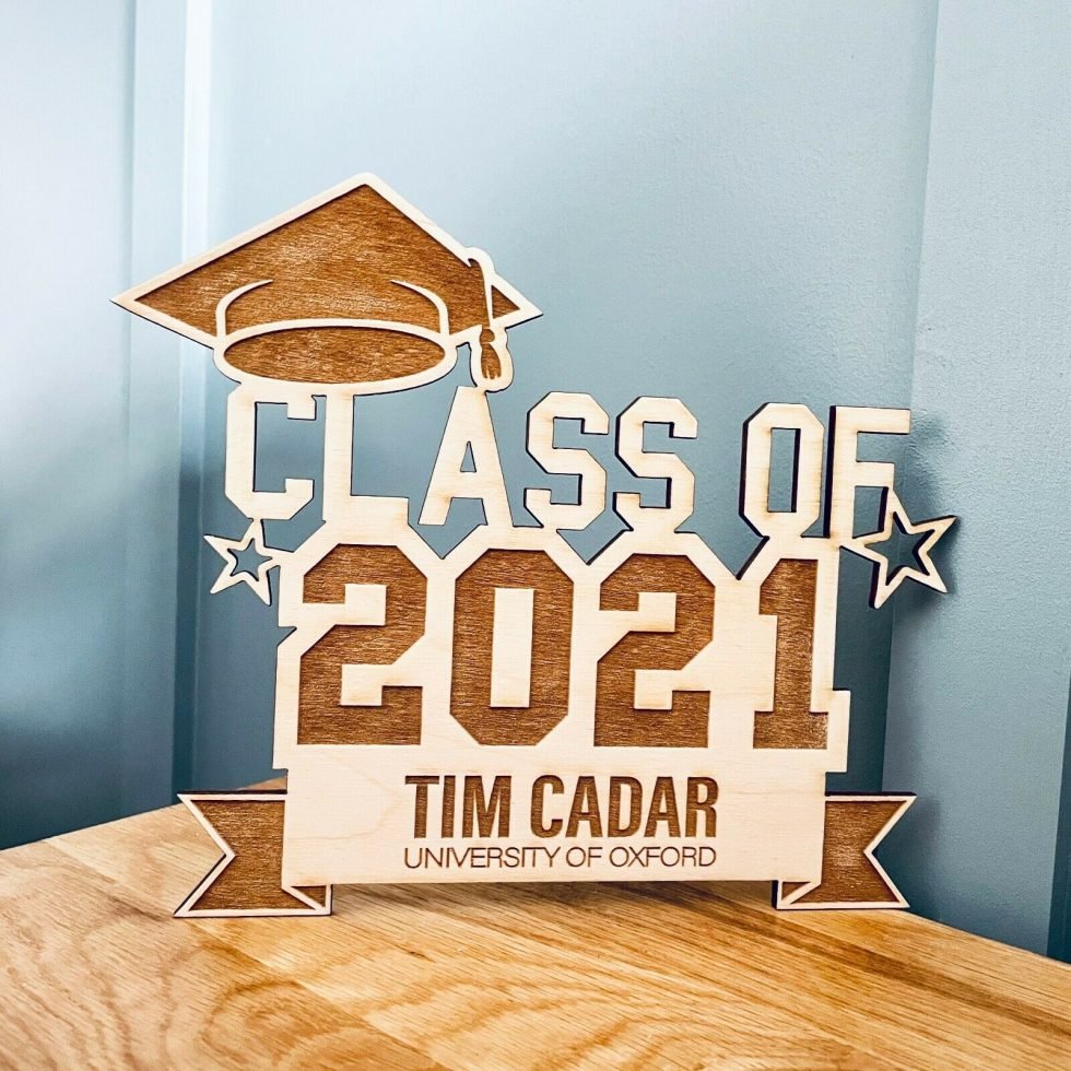 Personalised Congratulations Graduation Gift - Laser Cut ...