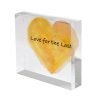 Loved for the lost acrylic block