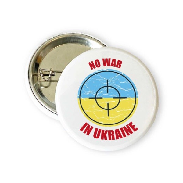 No war in Ukraine badge