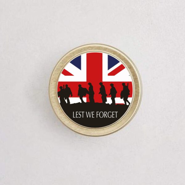 Lest we forget soldiers british flag remembrance day