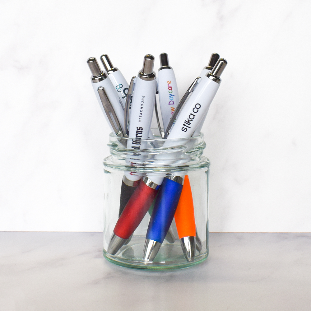 personalised plastic pens