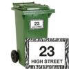 Wheelie bin stickers