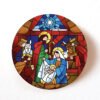 Holy Family Nativity Stickers – Pack 24, 40mm Christmas Paper Labels for Cards, Gifts & Envelopes 2 Nativity 2