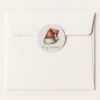 Christmas Santa Hat Stickers – Pack 24, 40mm Christmas Paper Labels for Cards, Gifts & Envelopes 4 enevelope square 10