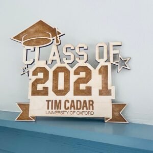 Personalised Graduation Ornament – Custom Laser Engraved Keepsake Gift for Graduates